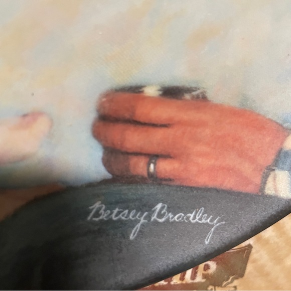 Edwin M. Knowles limited Ed. collector’s plate A Father’s Love Open Wide 1984 - Picture 6 of 11